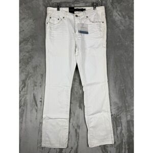 NWT Calvin Klein Jeans Womens White Bootcut Denim Pants Size 6x32